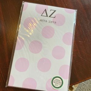 DZ Delta Zeta Notepad